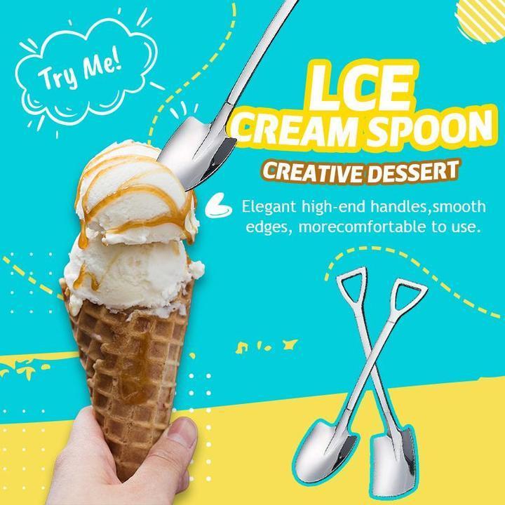 Buttylife™Creative Dessert Ice Cream 304 Stainless Steel Spade Spoon
