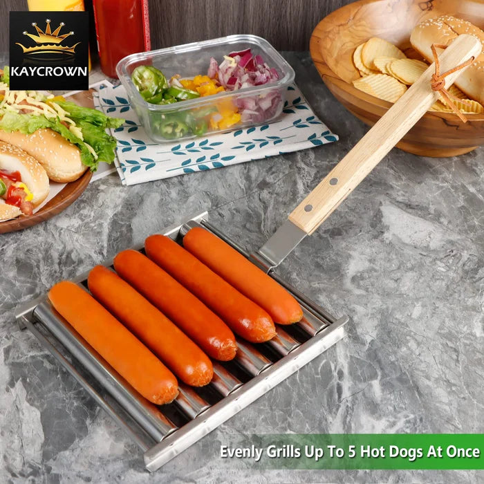 Hotdog Roller Stainless Steel Sausage Roll Rack