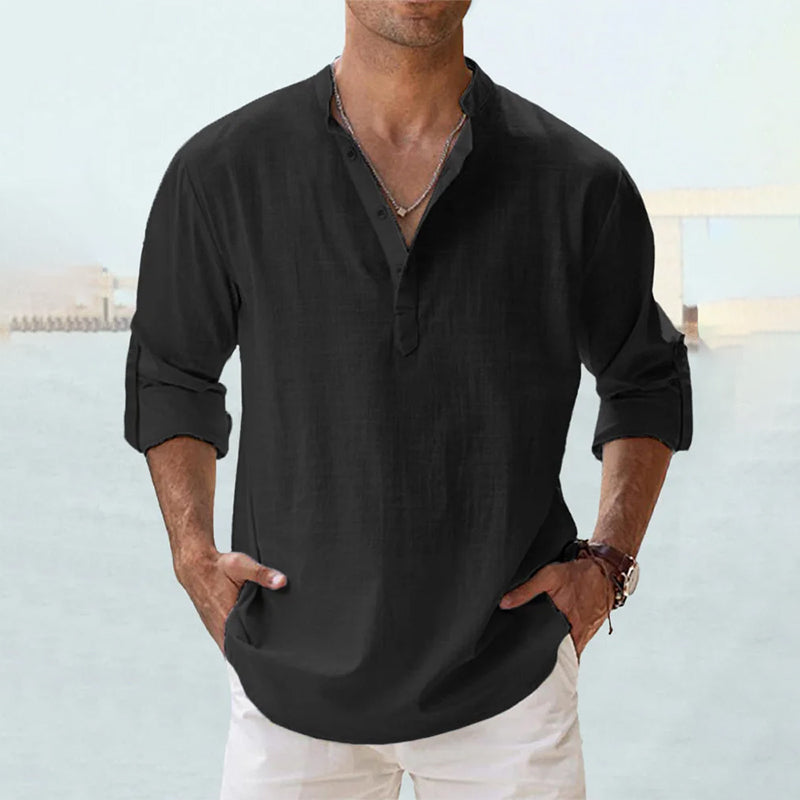Men's Cotton Linen Casual Shirt