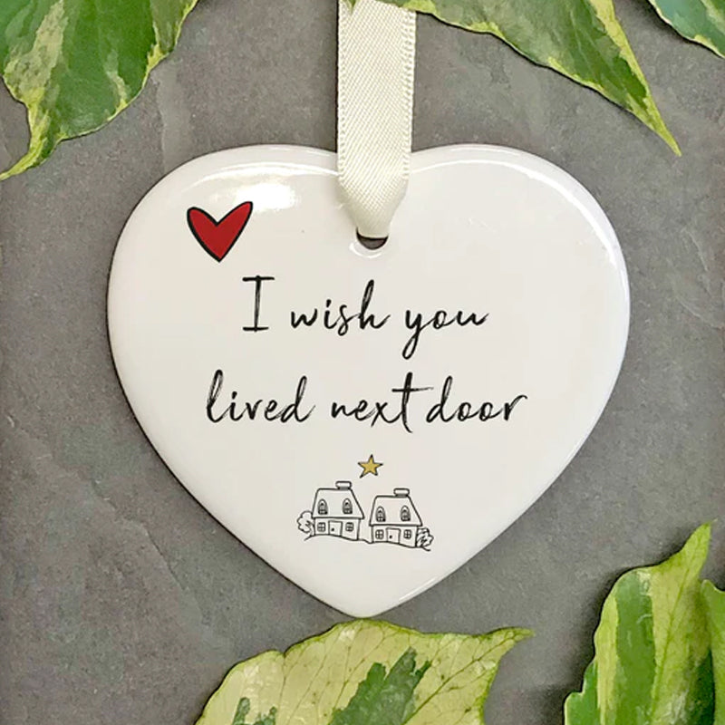 Ceramic Heart Hanging Ornament(💝Christamas Sale Buy 2 Get 1 Free)