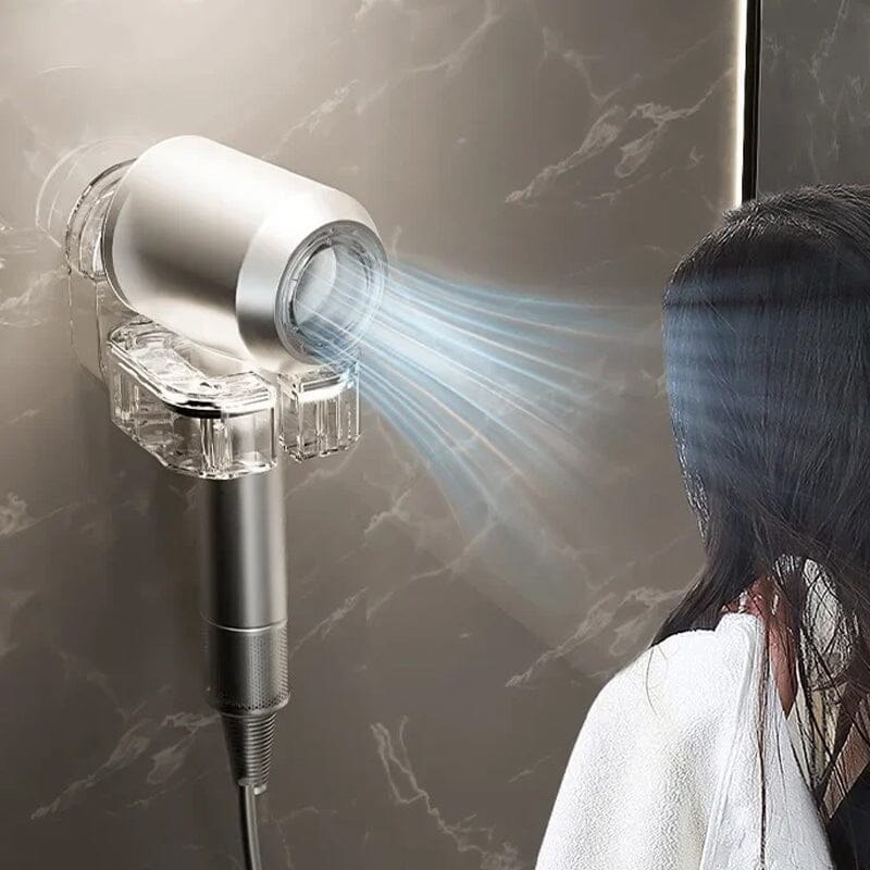 Rotating Punch-free Hair Dryer Stand