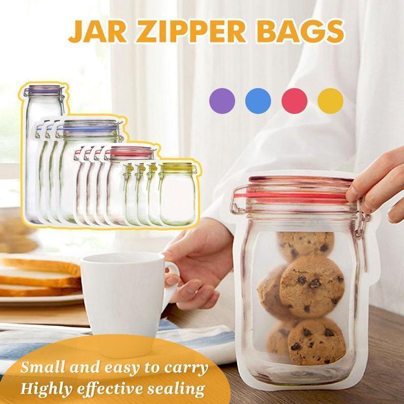 Jar Zipper Bags