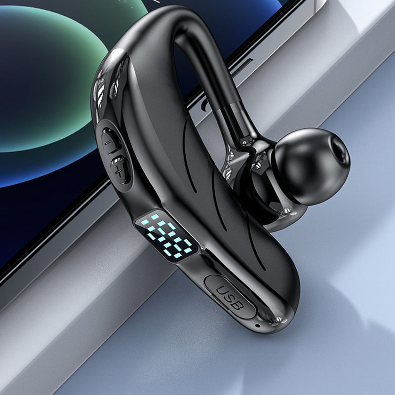 Business Ear-hanging Digital Display Bluetooth Headset