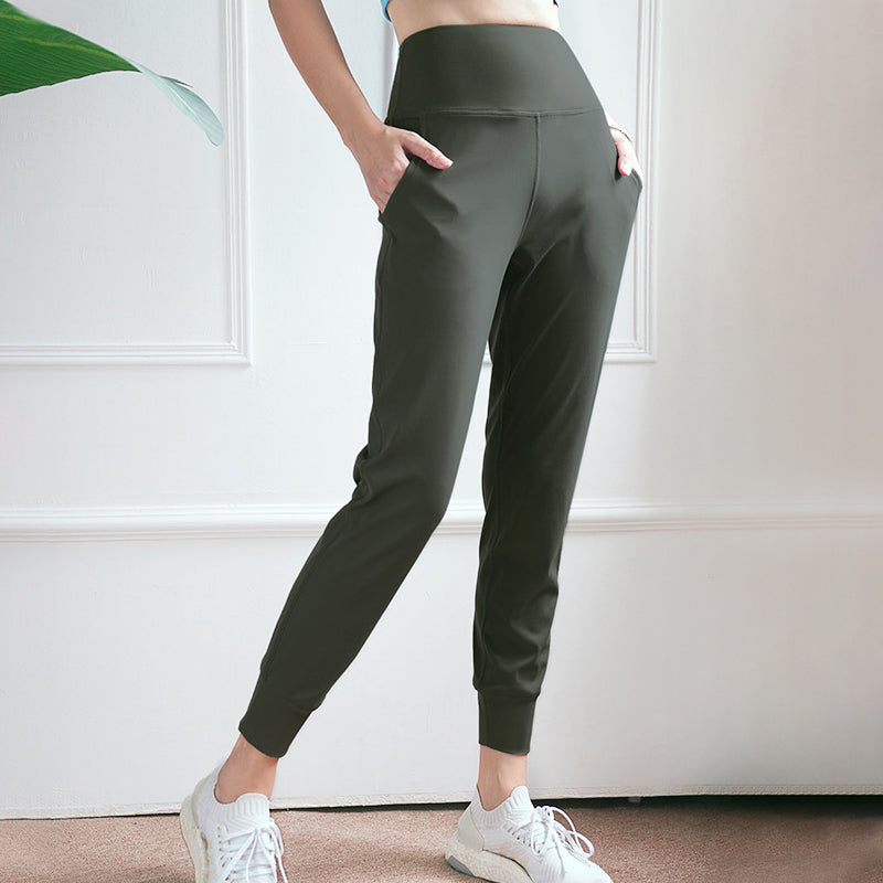 All-day High-rise Slim Cropped Jogger Pants