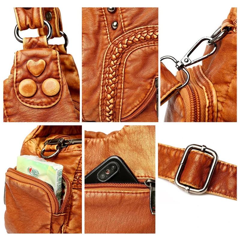 Soft PU Leather Handbag