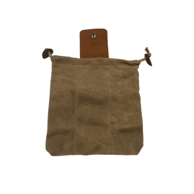 Buttylife™Leather and canvas bushcraft bag